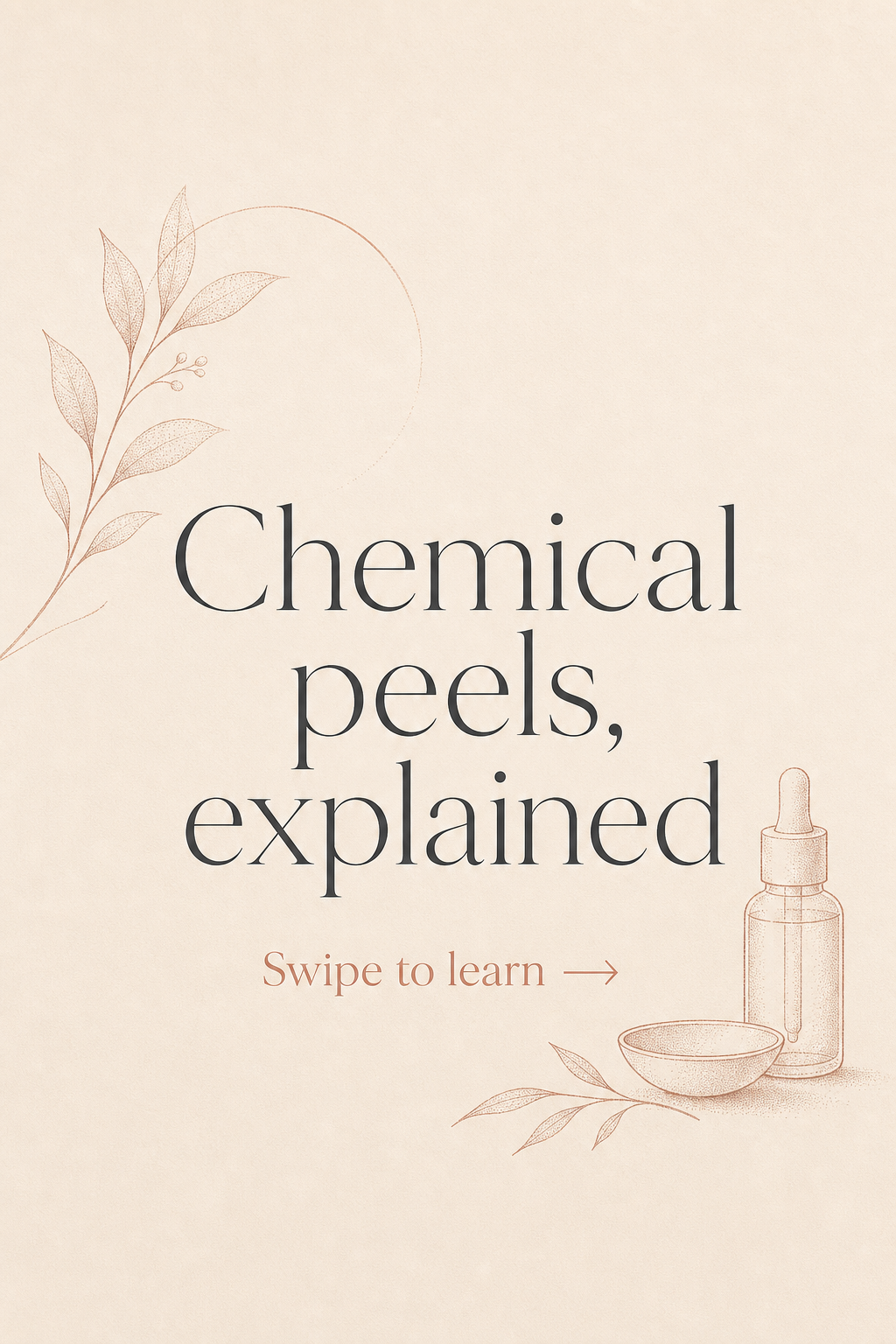 Chemical peel carousel cover